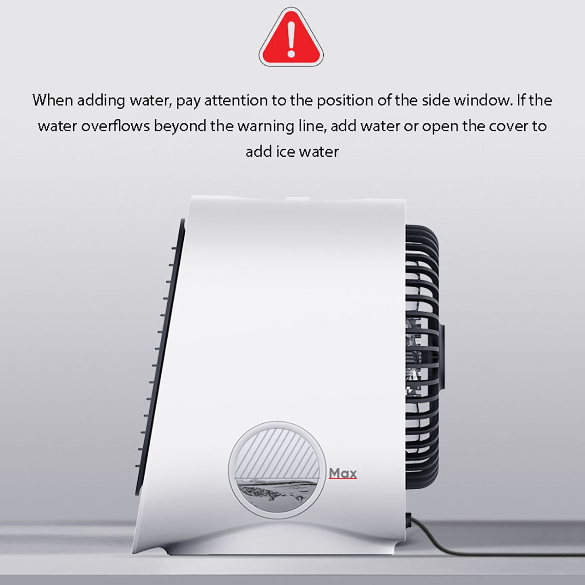 Mini Portable Air Conditioner Home Air Conditioning Humidifier Purifier USB Desktop Air Cooler Fan for Office Room - Image 4