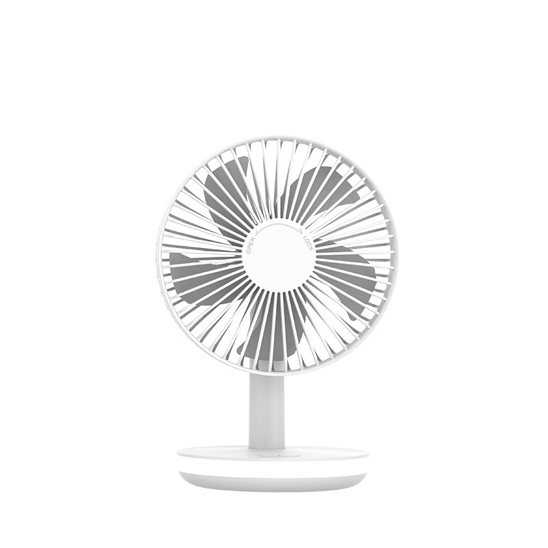 New USB Portable Multifunctional Desktop LED Night Light Mini Fan - Image 6