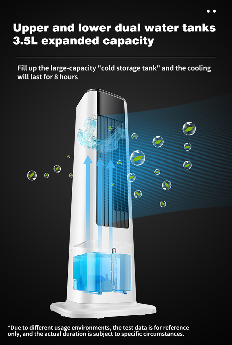 Cooling and heating fan dual-use refrigeration fan tower household water-cooled small air conditioner whole house heater heater - Image 5