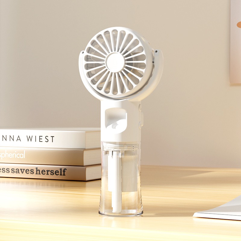 Spray fan water replenisher mute portable charging student dormitory mini handheld small fan - Image 9