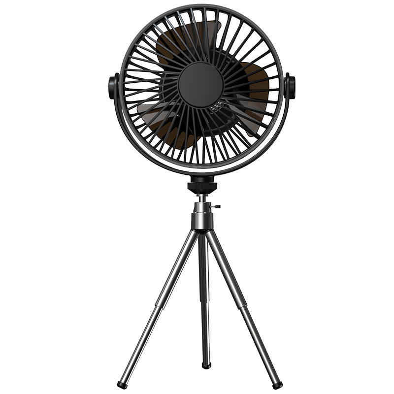 New Multi-Function Tripod Outdoor Camping Lighting Fan Intelligent Remote Control Timing Can Hang Small Fans - Image 6