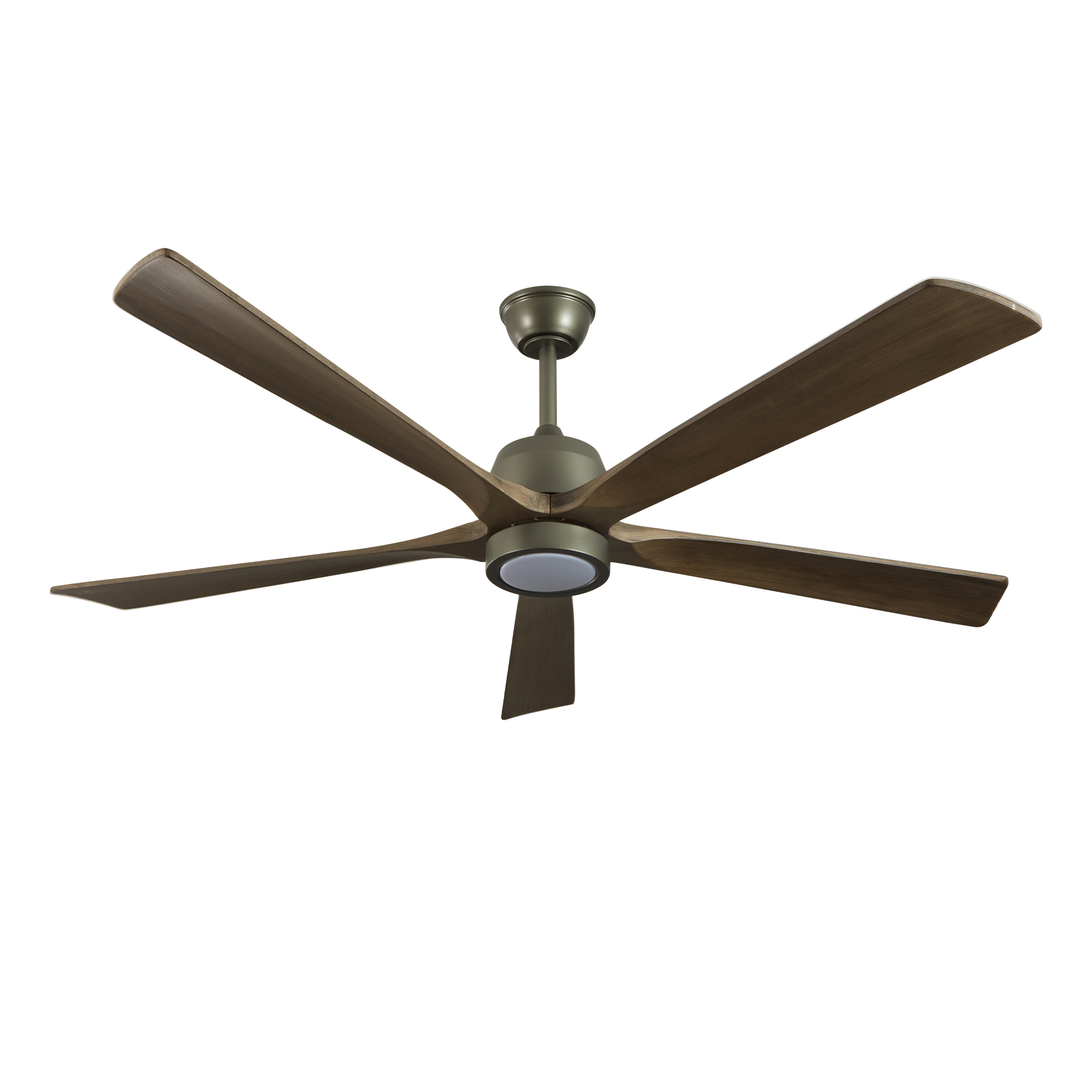 60 "modern wooden ceiling fan with lighting and remote control, 6-speed noiseless reversible DC motor ceiling fan - Image 8