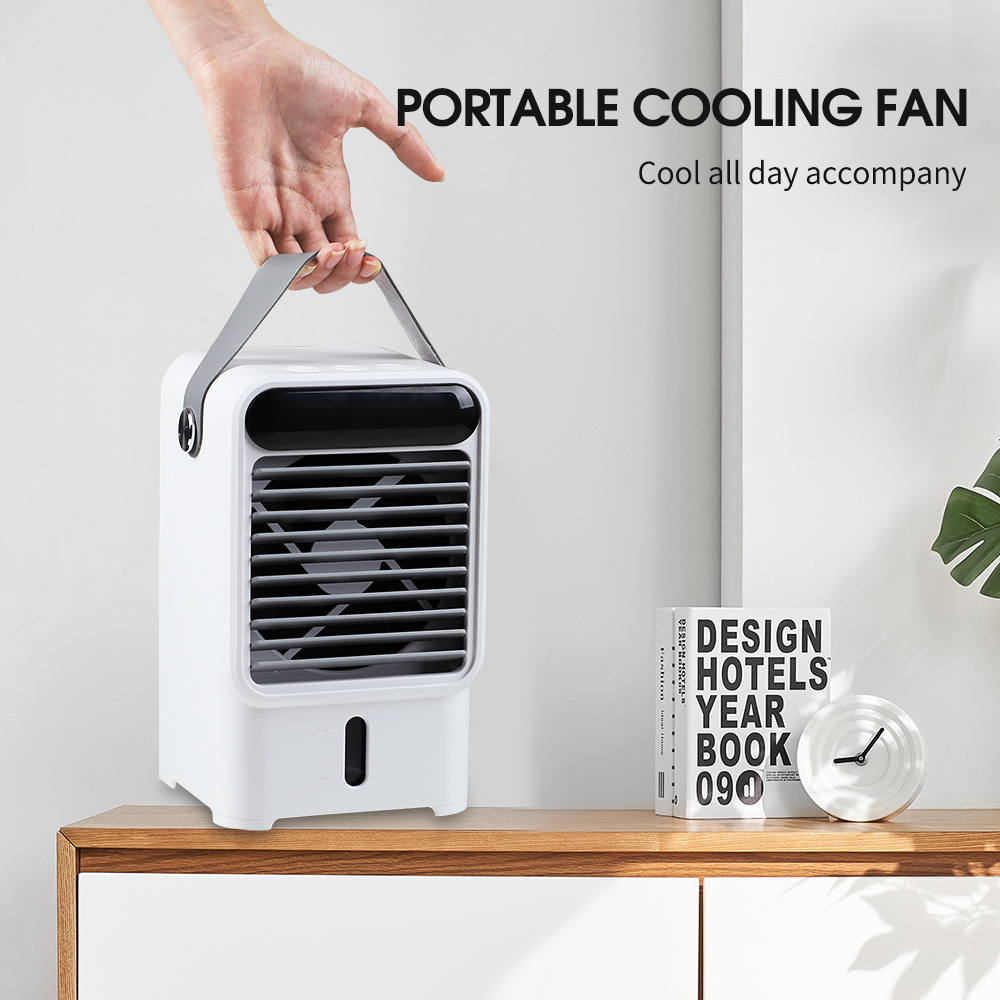 3-Speed Water Circulation Electric Fan Mini Air-Conditioning Fan USB Humidification Spray Cold Fan Desktop Portable Air-Conditioning Fan - Image 4