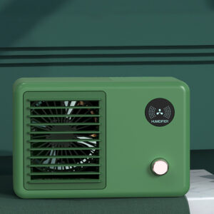 Small Spray Water Cooling Fan USB Charging Humidification Air Cooler Portable With Led Light Air Conditioning Refrigeration Electric Fan