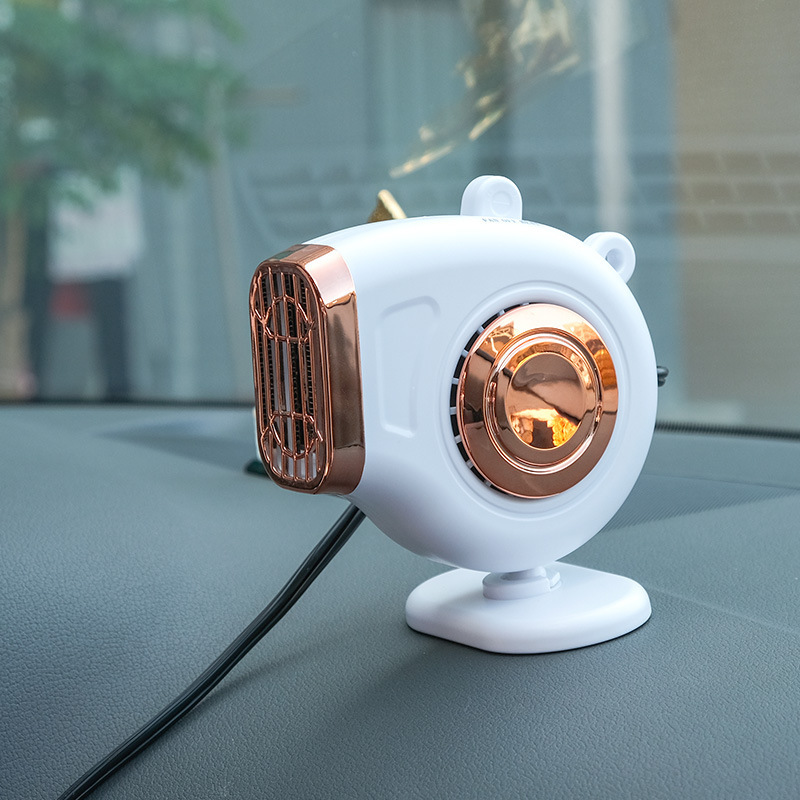 Small Sun Car Mounted Heater 12V/24V Car Heater Car Creative Fast Heating Mini Hot Fan - Image 3