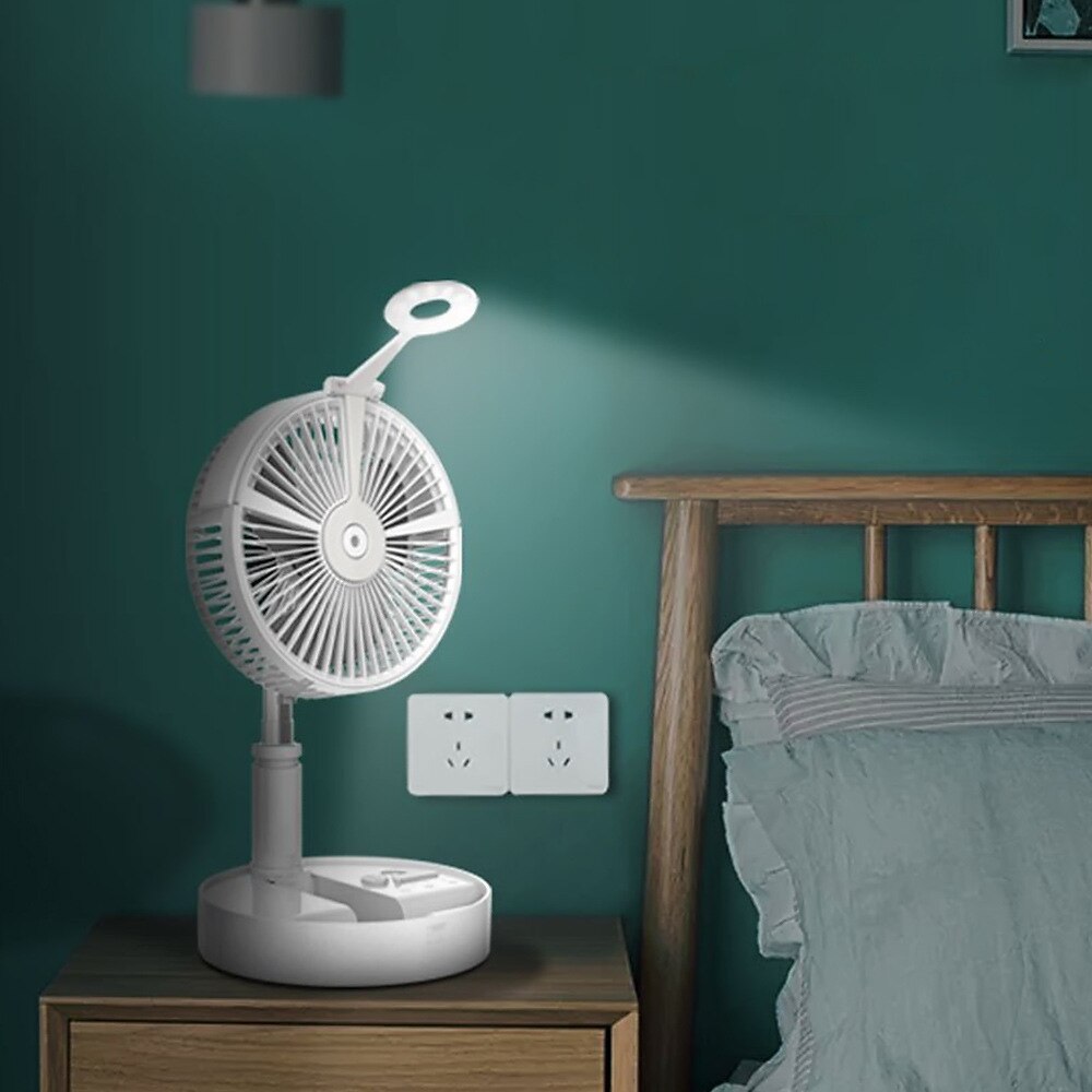 USB portable fan 7200mahbattery air conditioners portables air conditioner neck fans camping hand ceiling fan home rechargeable - Image 2
