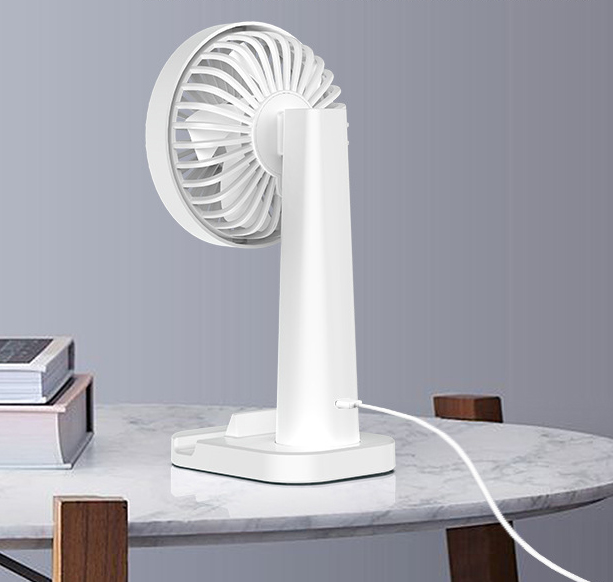 High Quality New USB Handheld Mini Desktop Bracket Small Fan Portable Big Wind Fan - Image 2