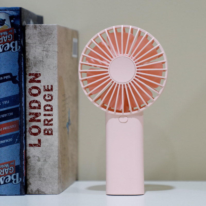 Mini Handheld Small Fan New Mini Portable Portable Power Bank Silent Big Wind Fan - Image 3