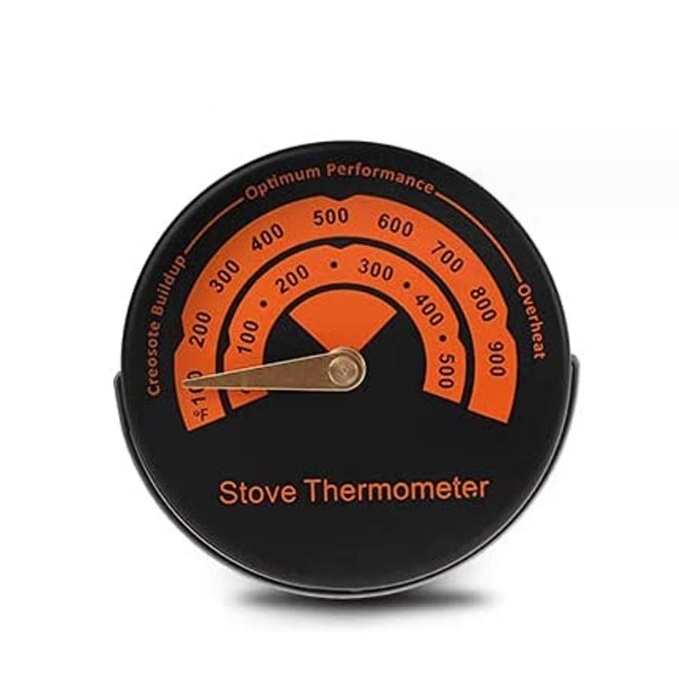 Thermal Power Fan Four Blade Wood Burning Stove Fan Ecological Fireplace Fan Wood Fireplace Thermal Fan/Fan Thermometer - Image 2