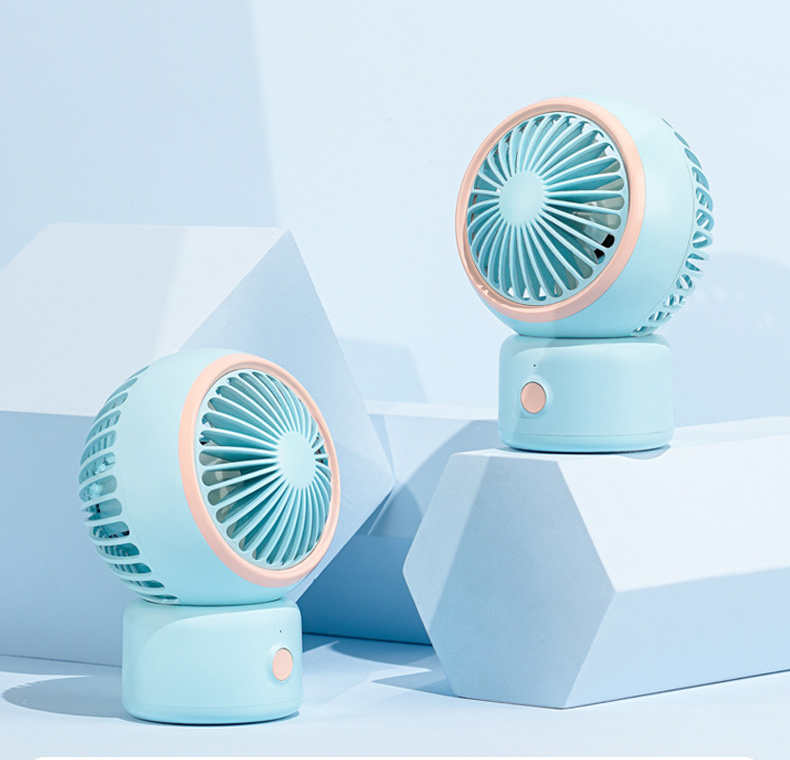 Desktop Fan USB Small Fan Household Silent Fan Desktop Floor Electric Fan Handheld Portable - Image 2