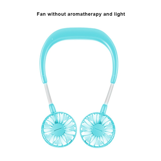 2000 mAre USB Portable Fan Hands-free Neck Fan Hanging Charging Mini Portable Sports Fans 3 gears Usb Air Conditioner - Image 9