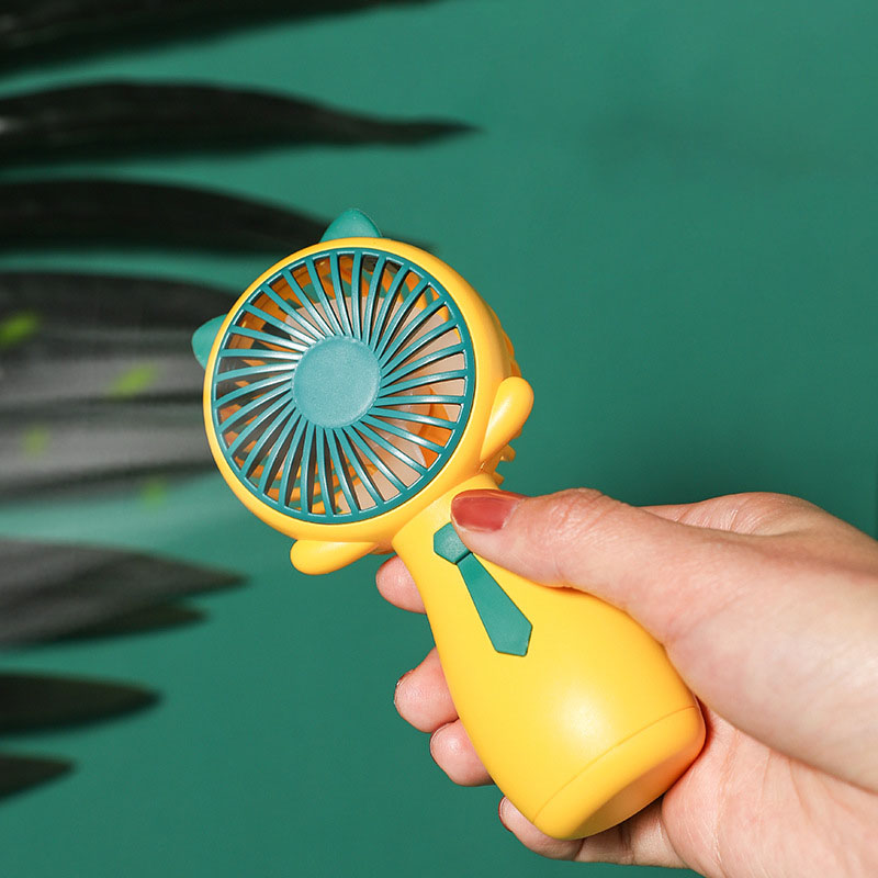 Girls Fan Cute Fan Antlers Small Fan Handheld Fan Mini Portable Fan Company Gift Fan - Image 2