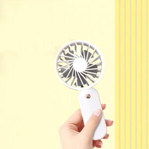 Simple Style New Mini Handheld Fan Portable Silent USB Charging Pocket Small Fan As a Gift