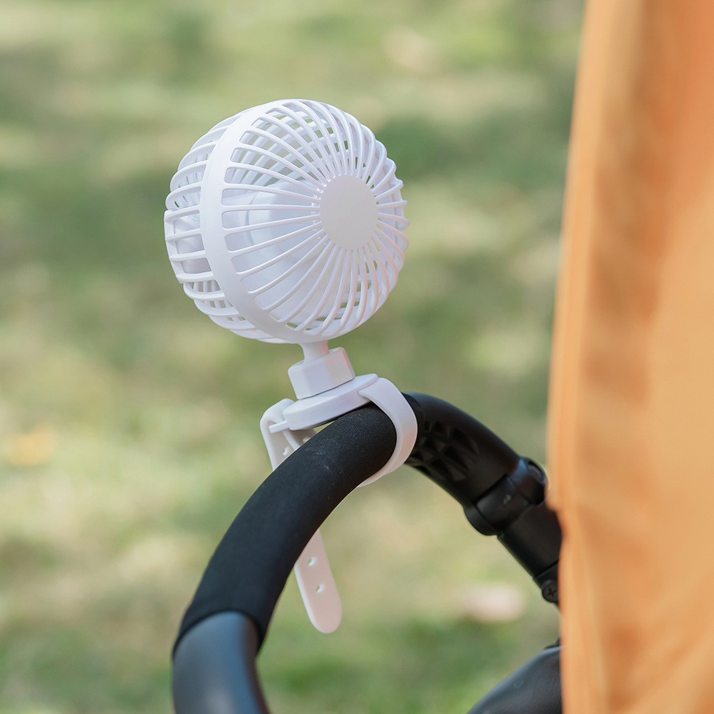 Stroller Fan Portable Small Children's Fan Student Dormitory USB Wrist Fan - Image 2