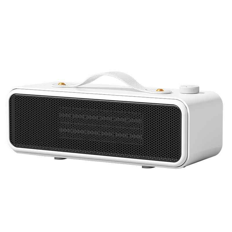 Desktop Heater Compact Quiet Electric Warm Air Fan for Home and Office Use Low Power Consumption Energy Efficient Small Size Silent Operation