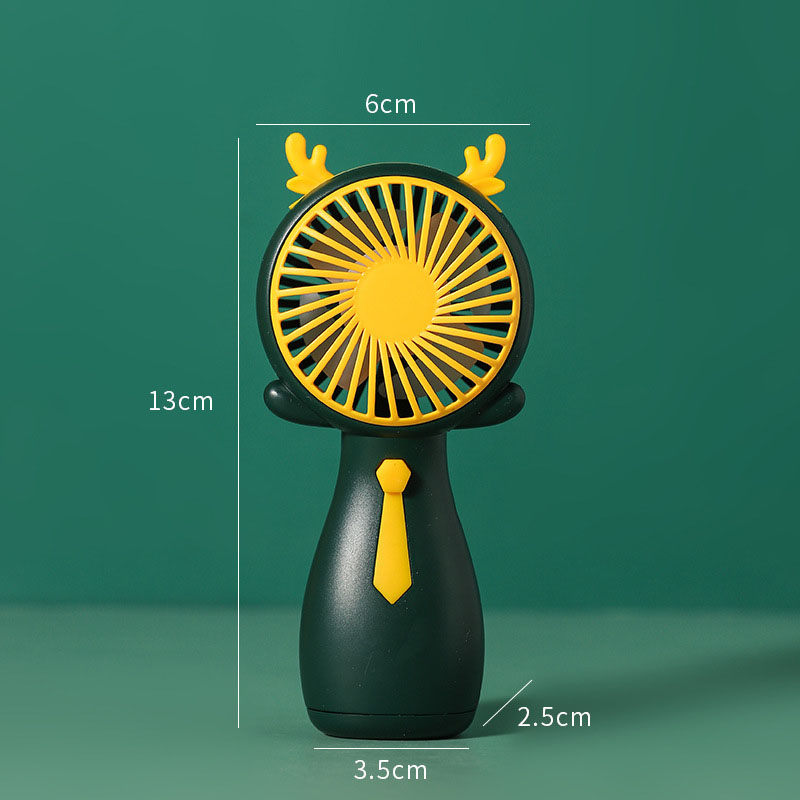 Girls Fan Cute Fan Antlers Small Fan Handheld Fan Mini Portable Fan Company Gift Fan - Image 13