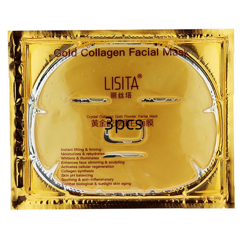 Crystal Gold Collagen Mask Brightening Skin - Image 7