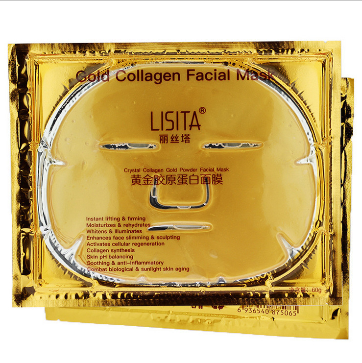 Crystal Gold Collagen Mask Brightening Skin - Image 3